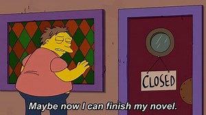 Welp, if I'm gonna be stuck at home anyway... 📝 | The Simpsons