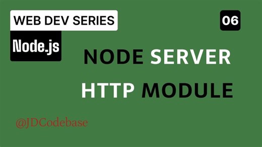 Node.js HTTP Server Tutorial for Beginners | Create Your First Server | Node http Module | Jatin Dhamija