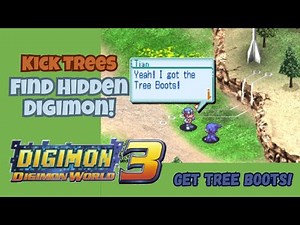 [How to] Get Tree Boots – Shake Trees & Find Hidden Digimon! | Digimon World 3 Tips