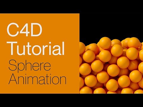 How to Create a Sphere Animation - Cinema 4D Tutorial