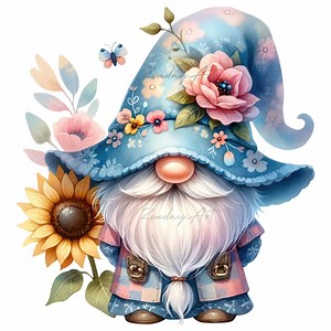 Spring Gnomes PNG Bundle Collection, Flowers Gnomes PNG, Cute Gnome, Fantasy Floral, Spring Gnome PNG Graphics, Commercial Use - Etsy