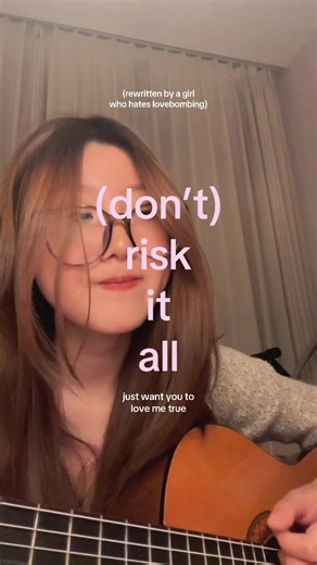(don’t) risk it all - bruno mars (anti-lovebomb rewrite!) dedicating this to my love @syu lyrics: don’t need a man to play a part jumping over bars to pick a star more than anything just want your love to be true say you’ll buy the moon roses til we die but the only thing I ask you is not make me cry crazy but from you don’t need the stars or moon just want you to love me true #brunomars #cover #rewrite #pov #riskitall
