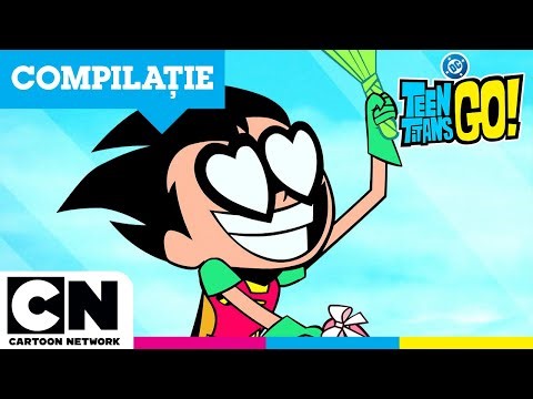 Povestea de dragoste dintre Robin și Starfire | Haideți, Tineri Titani! | Cartoon Network