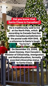 Fun fact, Santa Claus is Canadian 🇨🇦🎅 #santa #SantaClaus #canada #Christmas #fblifestyle | Gud Darren