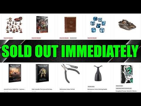 Games Workshop MOST Awaited Army Drop... SOLD OUT in SECONDS!! Warhammer Custodes #Warhammer #New40k