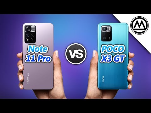 Xiaomi Redmi Note 11 Pro vs Poco X3 GT