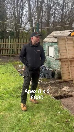 Apex 8x6 Shed: Quality and Durability You Can Trust