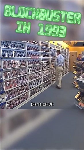 Inside Blockbuster in 1993 🎬📼 (Nostalgia Flashback)