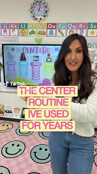 Center routine that has worked for years!! 👌👌👌 #teachersoftiktok #teachertok #teachertips #classroomideas #teacher
