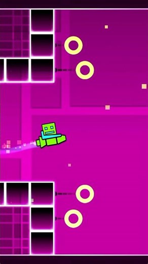 first time playing geometry dash first level first attempt #geometrydash