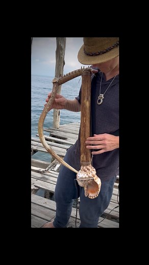 45 reactions · 5 comments | Triton shell steel string harp with mono chord and top octave drones | RootFlute | Facebook