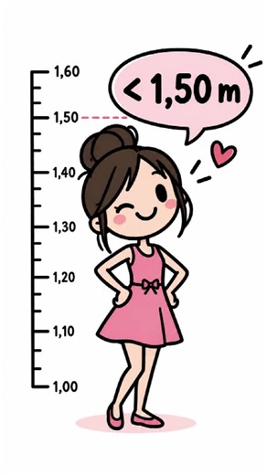 ¿Mides menos de 1,50 m? #mujeresbajitas #Estatura #Altura #CuerpoHumano #Curiosidades