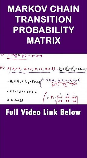 RP&LA| Unit 3| Random Processes|MA3355|Markov Chain in Tamil|Transition Probability Matrix in Tamil
