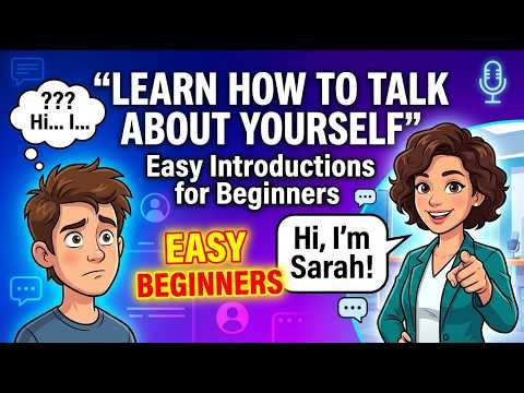 Easy English introductions for beginners / Practice this and speak with confidence in any situation!