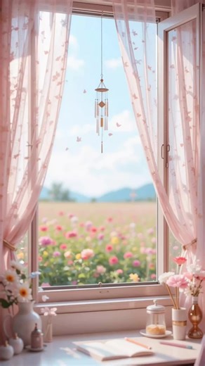 ริมหน้าต่างกับเสียงลม... และทุ่งดอกไม้กล่อมใจ | ASMR พักใจละมุน Window Breeze & Wind Chimes | ASMR Calm Flower Field Vibes ............................... Thank you For Sound Effect by freesound_community and u_m9b3aw9s3j from Pixabay .............................. #WindowFlowers #ASMRFlower #WindSounds #WindChimeVibes #FlowerFieldASMR #WindSideRelaxation #ChillSounds #WindowMood #ASMRSoft #SlowLifeVibes #FlowerDreamscape #ChimeAndBreeze
