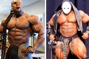 Ratespiel: Welcher Bodybuilder kann gut tanzen und steckt hinter dieser finsteren Verkleidung?