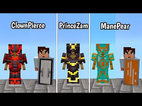 I Built ClownPierce, ManePear, PrinceZam & Sharpness Main Armor Trims & Shields 🔥
