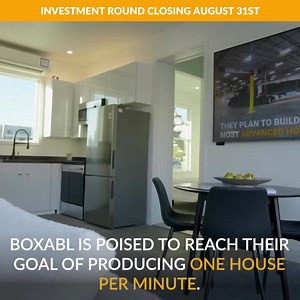 🚨Accredited investors: Last day to invest in the current offering is August 31! 🚨 We’ve raised over $140 Million from over 40,000 investors since 2020! We are looking for ambitious accredited investors to help us raise $1B to bring our BOXZILLA factory to life. BOXZILLA will be our largest factory to date and is expected to produce up to tens of thousands of units annually. 🤯🏘 More importantly, BOXZILLA can produce thousands of room modules that can be assembled into most building types - no