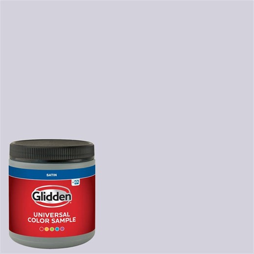 Check The Home Depot's Q&A Before Buying: Glidden 8 oz. PPG1173-3 Frosted Lilac Satin Interior Paint Sample