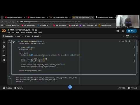 KNN from scratch implemented and explained by a noob!