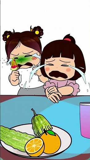 The Ultimate Food Prank: Watermelon vs. Bitter Melon Animation