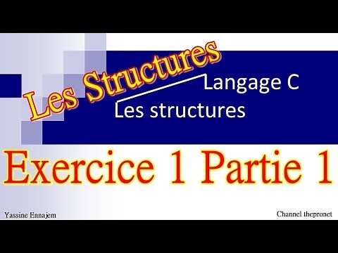 Structures in C: Exercise 1 (Part 1/2)