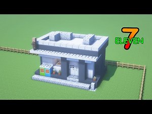 [Minecraft Tutorial] How to Build a Shop | Convenience Store