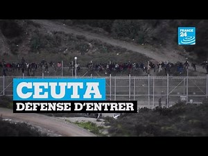 Ceuta : un millier de migrants tentent de passer la frontière