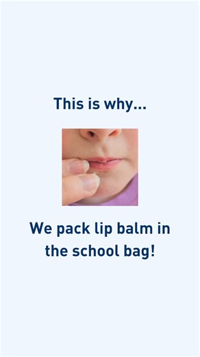 Has your little one ever had 'lip licker's dermatitis'? ⁠ With the recent cold and windy weather, my eldest had it for the first time (Casey here). Luckily, it was a mild case that was cleared up with regular use of an emollient lip balm and discouraging frequent lip-licking. Now, we always keep an emollient lip balm in her school bag to prevent her lips from getting dry/cracked and to help prevent lip licker's dermatitis from developing again!⁠ ⁠ Lip licker’s dermatitis is a reaction of the lip