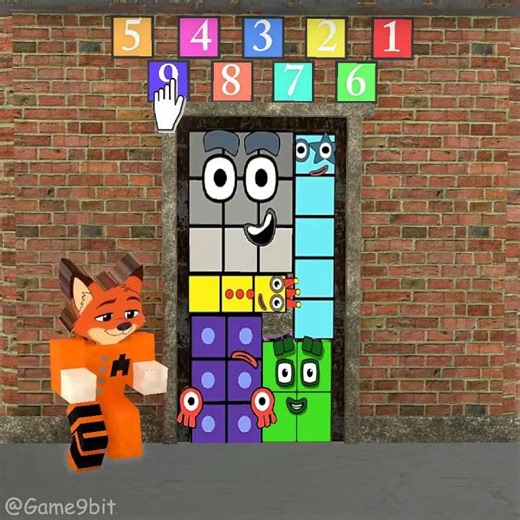 Gary, Nick Wilde, and Judy Hopps in the challenge of building a wall to escape from Chief Bogo!