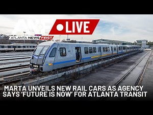 WATCH LIVE: MARTA unveils new rail cars as agency says ‘future is now’ for transit in Atlanta