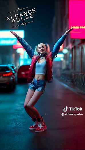 AI Harley Quinn parody [Toca Toca] #tocatoca #harleyquinn #dc #batman #harley