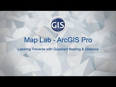 ArcGIS Pro - Labeling Traverse with Quadrant Bearing and Distance