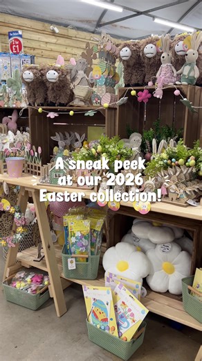 Sneak peek at our new Easter ornaments, décor and more! Hop in before they disappear! 🐣💛 #CherryLaneGardenCentres #Easter #Decorations #Ornaments #HomeDecor