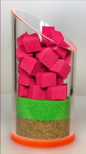 Very Satisfying and Relaxing, Kinetic Sand ASMR, Drop and Squish #asmr #satisfying