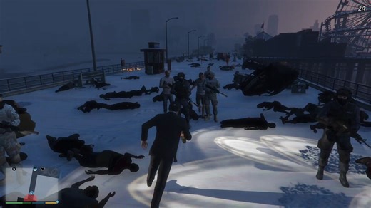 [GTA V] 瞬爆修改器+丧尸模组游玩