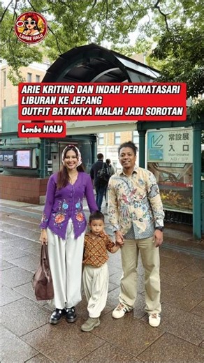 ARIE KRITING AND INDAH PERMATASARI VACATION IN JAPAN, THEIR BATIK OUTFITS STEAL THE SHOW