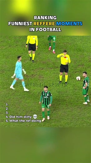 Ranking Funniest Referee Moments in Football 🤣💀 #shorts #football
