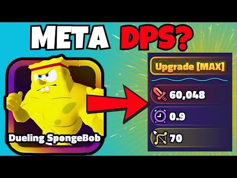 We make DUELING SPONGEBOB OP in SpongeBob Tower Defense!