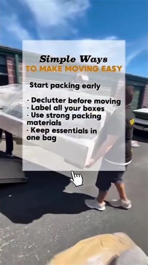Simple Ways, TO MAKE MOVING EASY