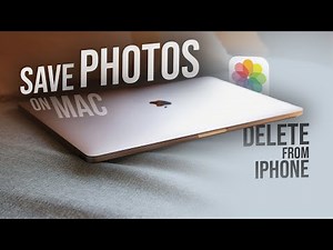 How to Save Photos on Macbook and Delete from iPhone (tutorial)