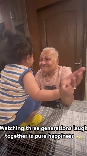 Three generation #familylove #threegenerations #emotionallove #loveacrossgenerations #viralvideo