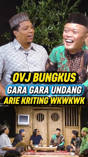 OVJ BUNGKUS GARA GARA ARIE KRITING 😂 #tuahkreasi #ariekriting #sule #suleprikitiew #prazteguh #short
