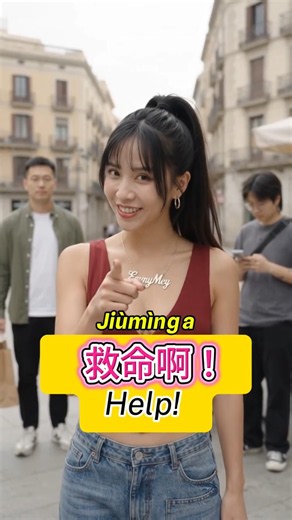 How Do You Say “Help!” in Chinese #learnchinese #shorts #speakchinese #easychinese