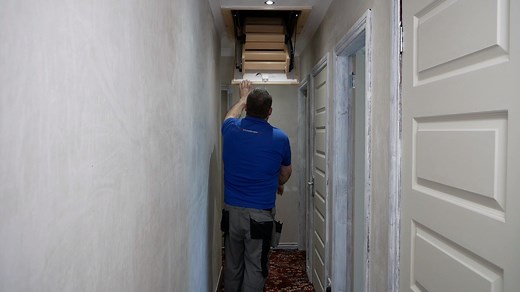 Safe access to your roofspace with a Tyrone Attic Stairs loft Ladder. Check out this install! - Top of the range quality - Fully Guaranteed - Installed within the hour PM for pricing or contact via the Tyrone Attic Stairs website: https://tyroneatticstairs.com/contact/ | Tyrone Attic Stairs & Home Improvements