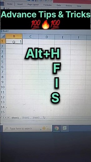 🔢 How to Create Serial Number Automatically in Excel | Serial Number Trick in Excel🫰🫰🫰#Excel #tips