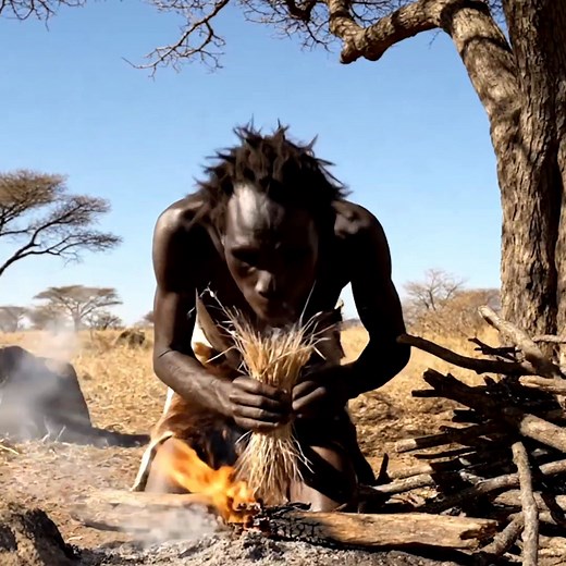 164K views · 1.5K reactions | 3.7 Million Years Ago _ Early Human Uses Smoke to Steal Honey from Giant Prehistoric Bees  | Viral video bhabhi | Facebook