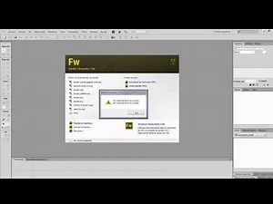 Solución final error interno fireworks CS6/ Error interno