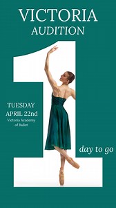 Victoria Audition Happens TOMORROW! The wait is over— Audition at...