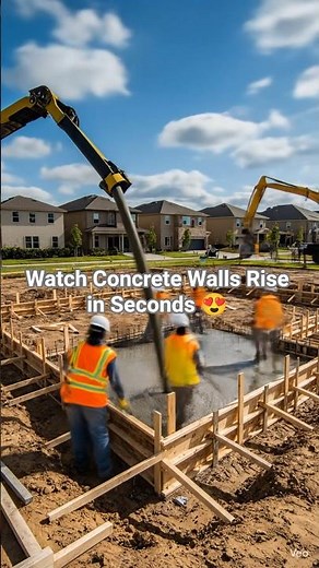 Concrete Walls Rising | Satisfying Construction Time-Lapse #construction #buildingprocess #timelapse